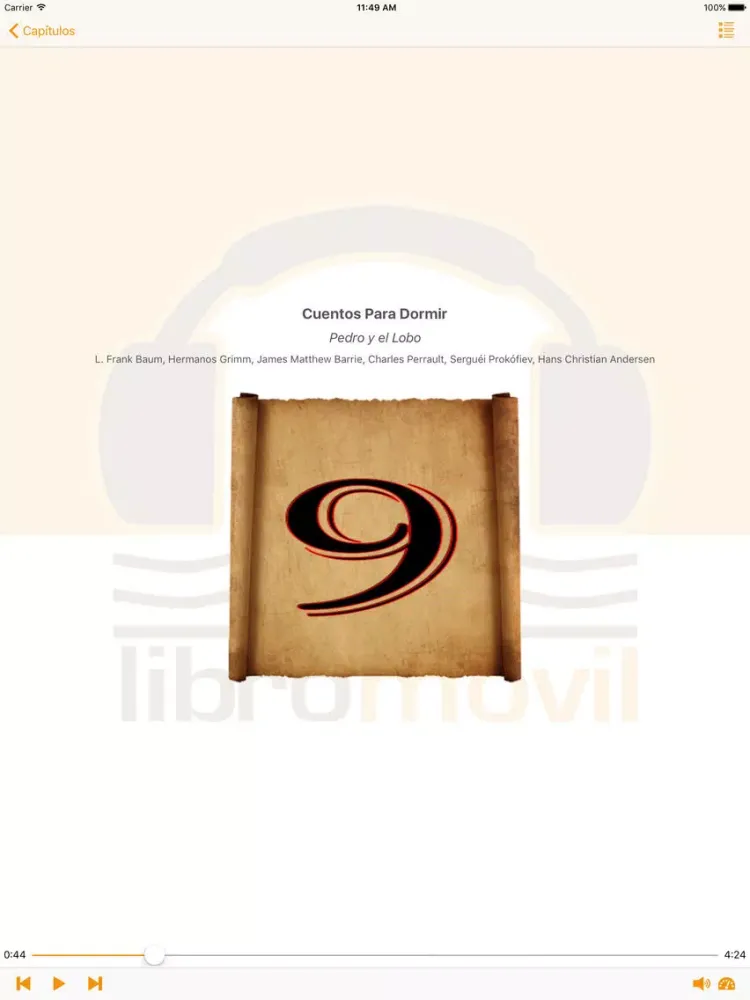 Cuentos Para Dormir - Audiolibro iPad 应用截图