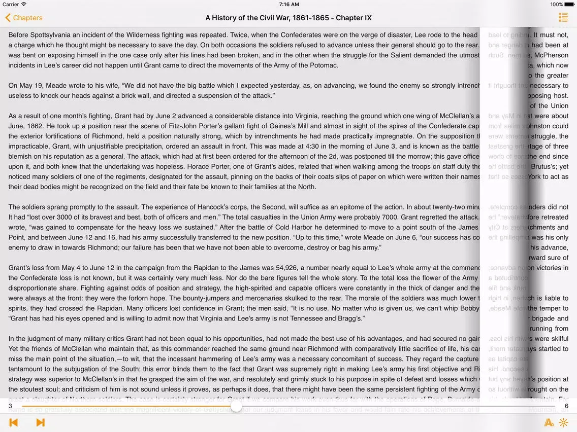 A History of the Civil War, 1861-1865 iPad  Screenshots
