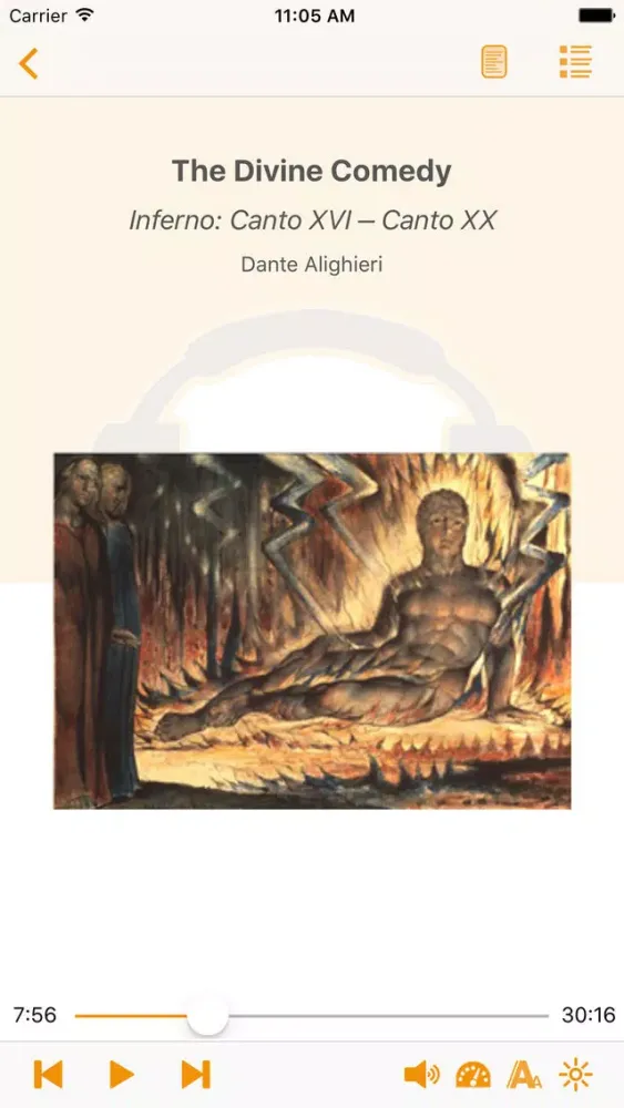 Capturas de tela do The Divine Comedy - Dante Alighieri