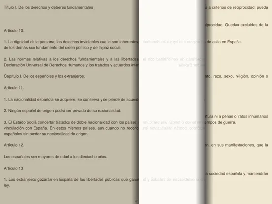 La Constitución Española en AudioEbook iPad  Ekran Görüntüleri