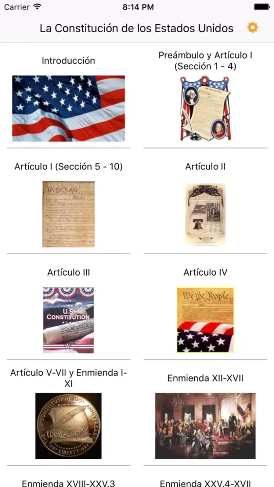 La Constitución de los Estados Unidos - Audiolibro应用截图