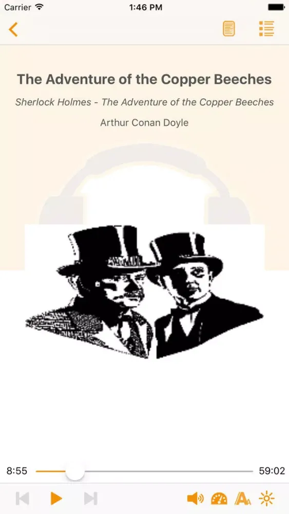 Captures d'écran de The Adventure of the Copper Beeches – AudioEbook
