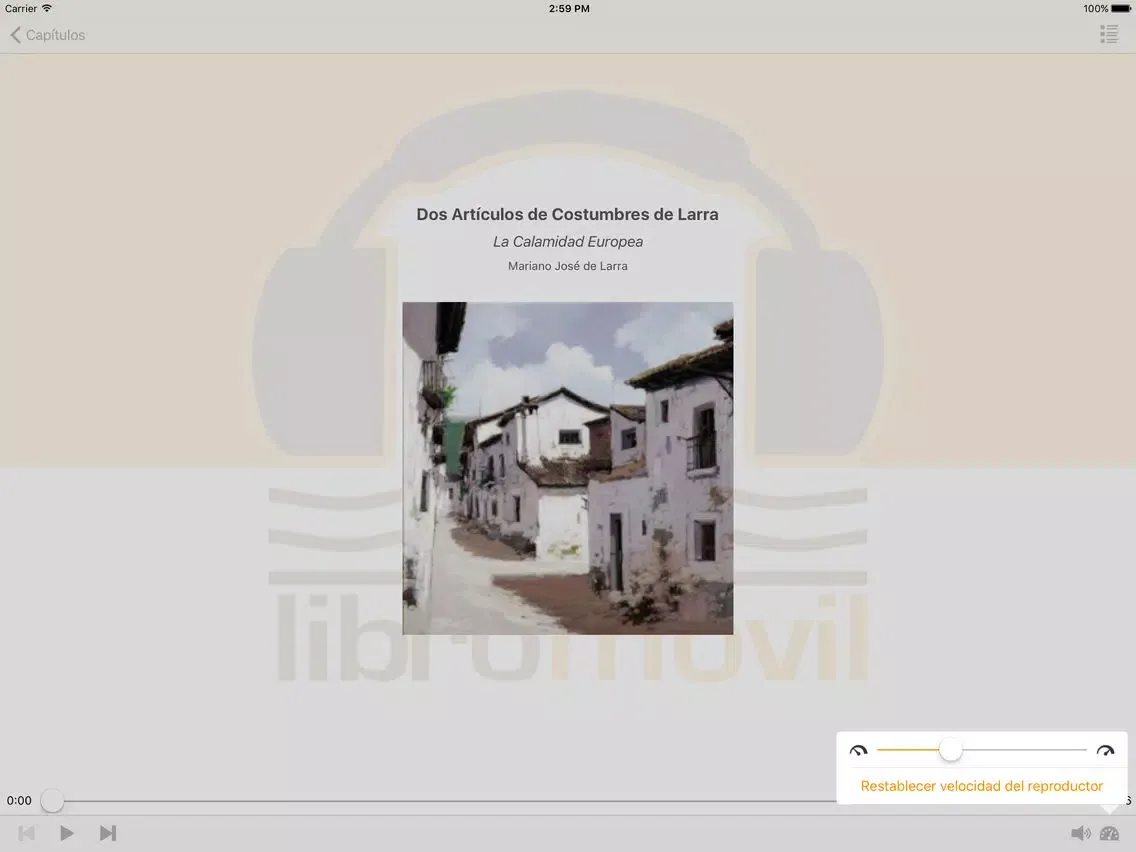 ภาพหน้าจอของ Artículos de Costumbre - Audiolibro iPad 