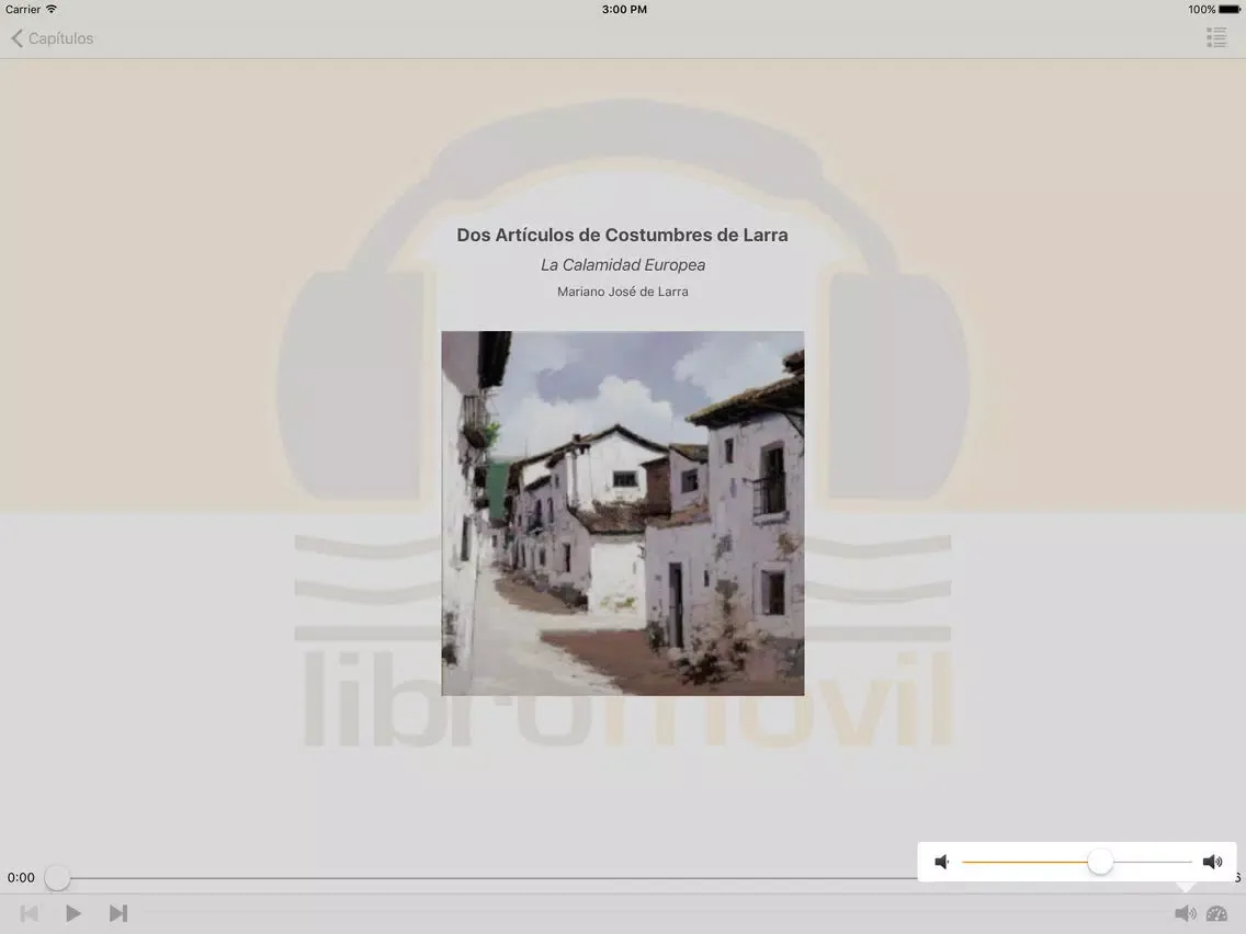 ภาพหน้าจอของ Artículos de Costumbre - Audiolibro iPad 