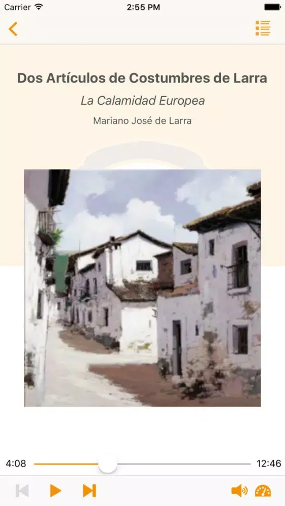 ภาพหน้าจอของ Artículos de Costumbre - Audiolibro