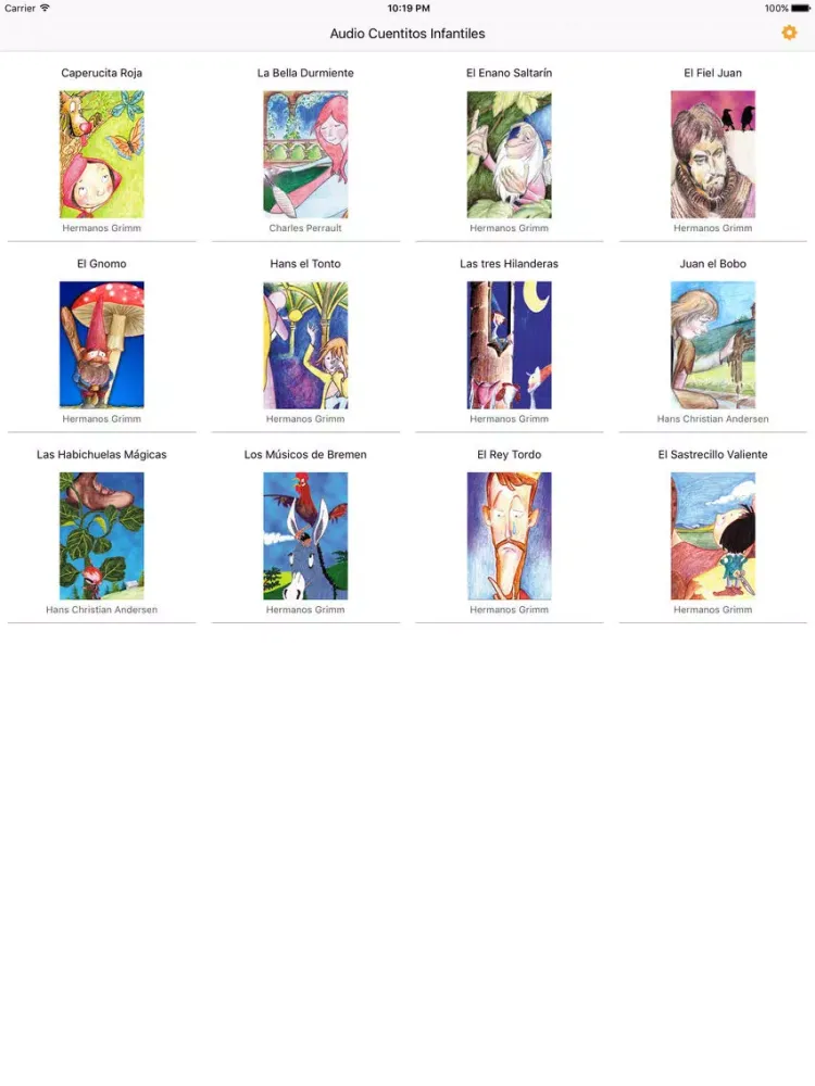 ภาพหน้าจอของ Audio Cuentitos Infantiles iPad 