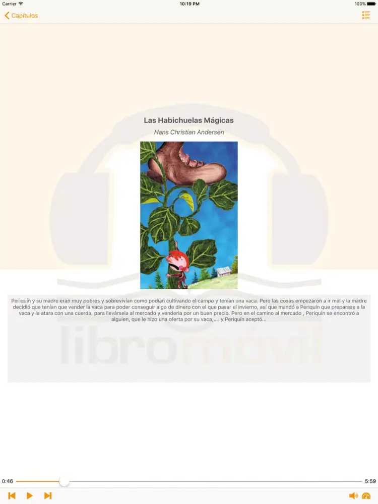 ภาพหน้าจอของ Audio Cuentitos Infantiles iPad 