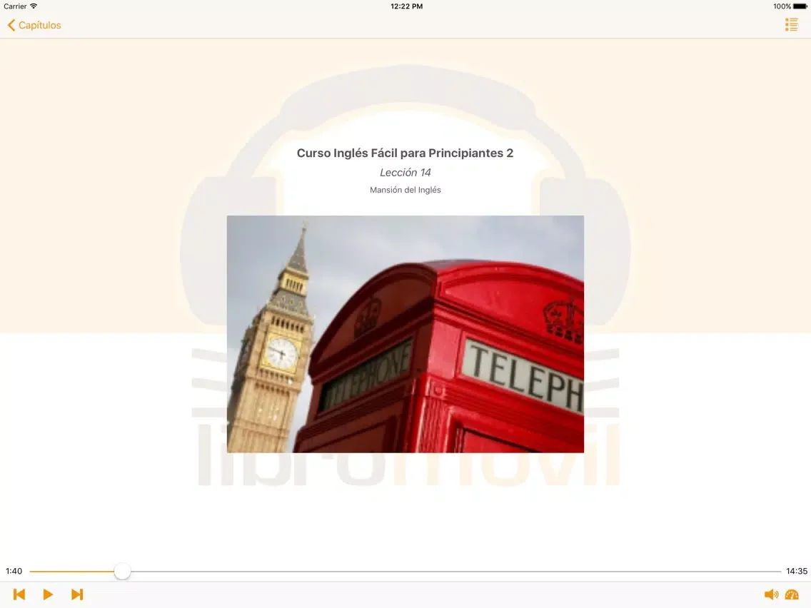 Audio Curso Inglés Fácil para Principiantes 2 iPad  スクリーンショット