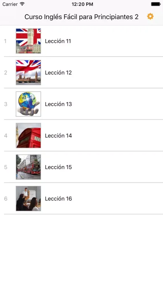 Audio Curso Inglés Fácil para Principiantes 2 スクリーンショット