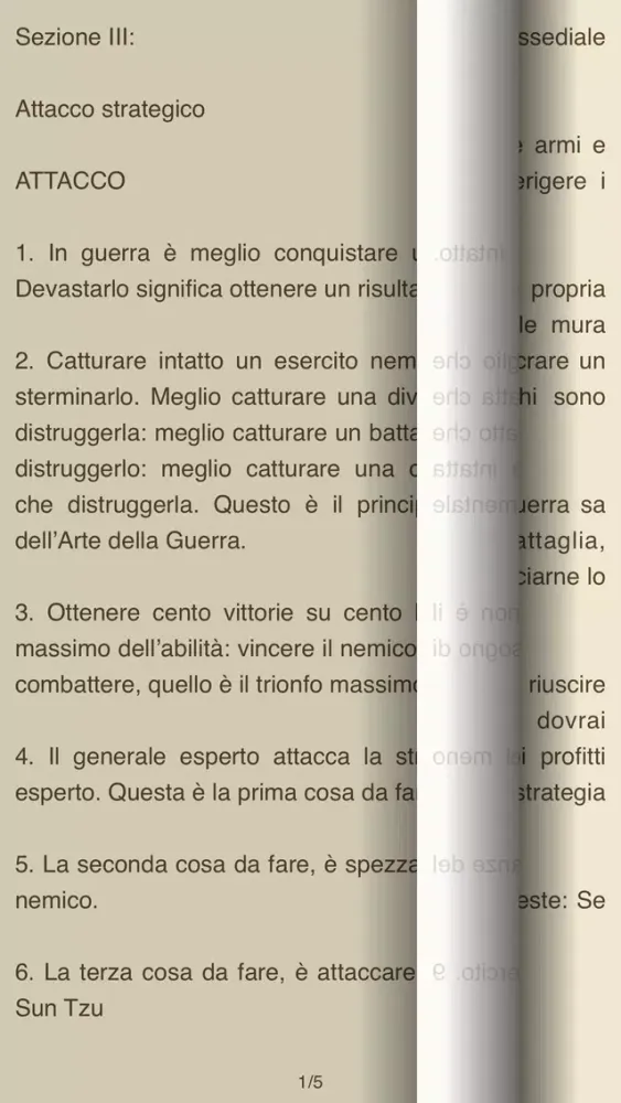 Ảnh chụp màn hình của L'arte della guerra - Sun Tzu