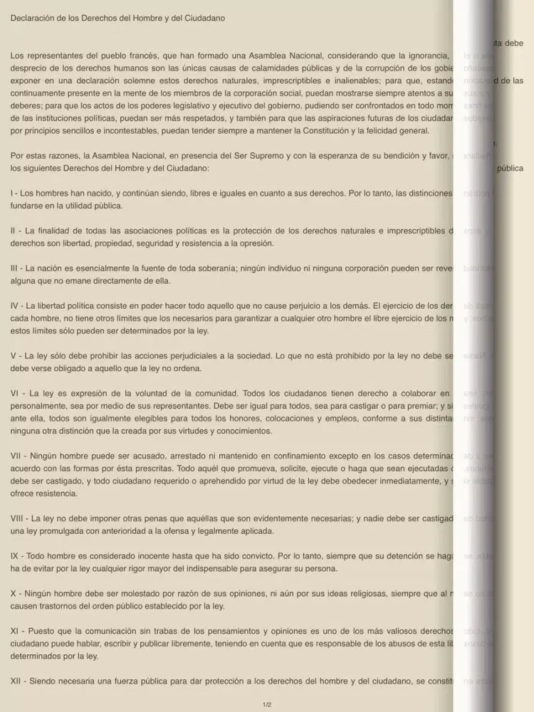 Declaración Universal de los Derechos Humanos iPad  স্ক্রিনশট