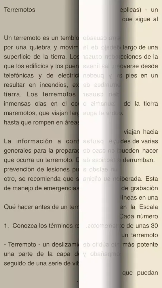 ภาพหน้าจอของ Prevención de Desastres - AudioGuia