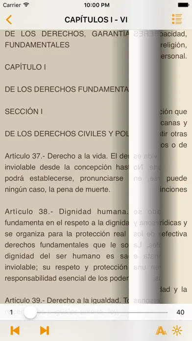 Tangkapan skrin Constitución de República Dominicana