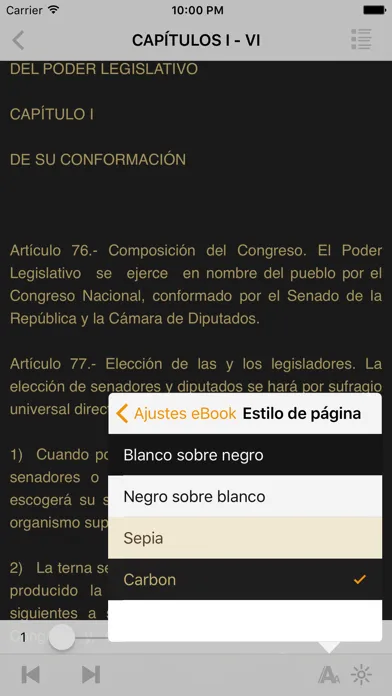 Tangkapan skrin Constitución de República Dominicana