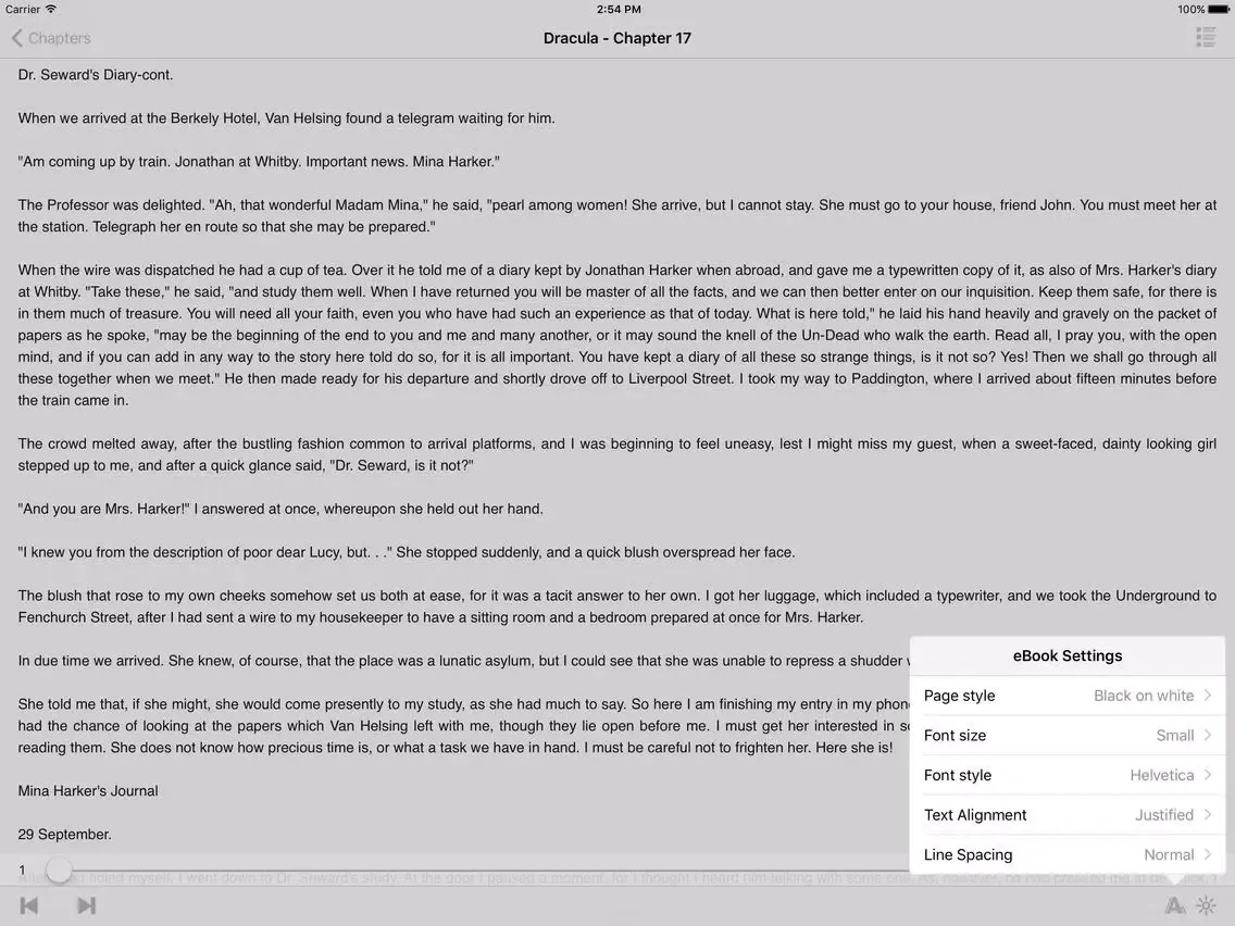 ภาพหน้าจอของ Dracula - Bram Stoker (English) iPad 