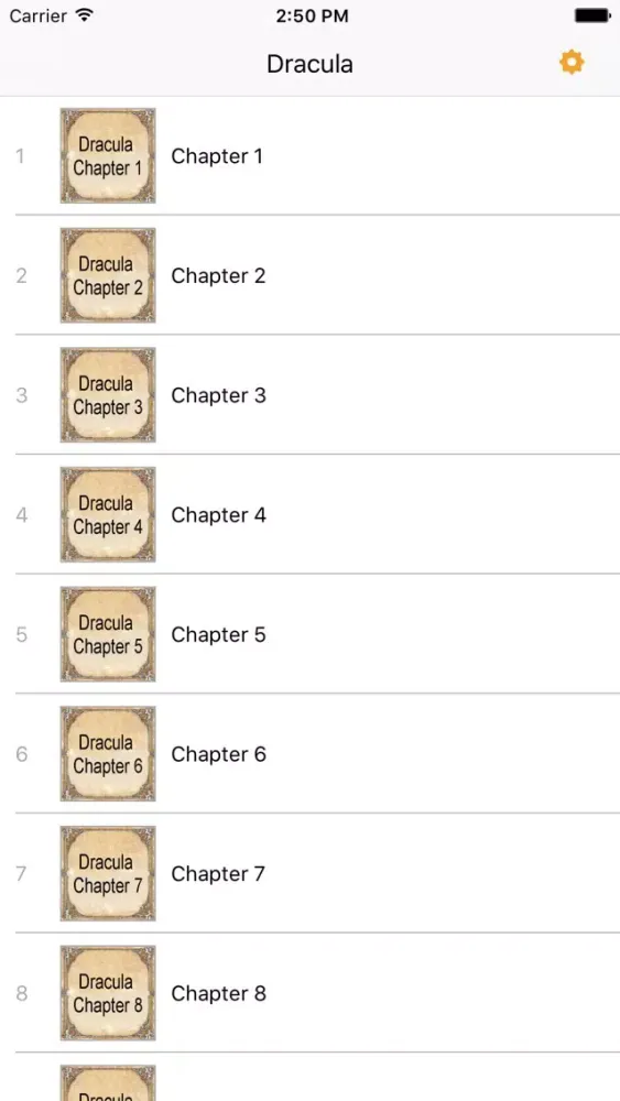 ภาพหน้าจอของ Dracula - Bram Stoker (English)