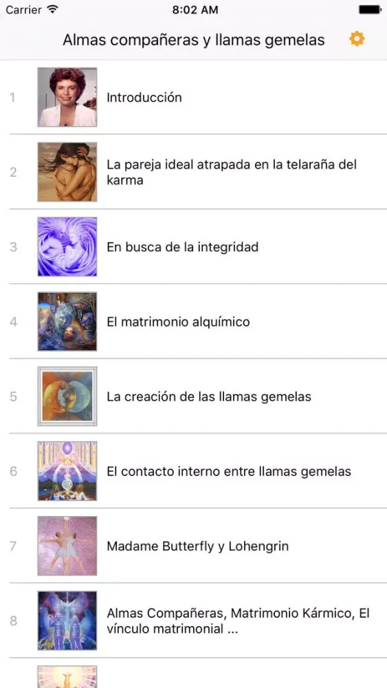 ภาพหน้าจอของ Almas Compañeras y Llamas Gemelas