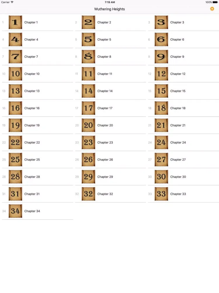 Wuthering Heights - Emily Brontë iPad 应用截图