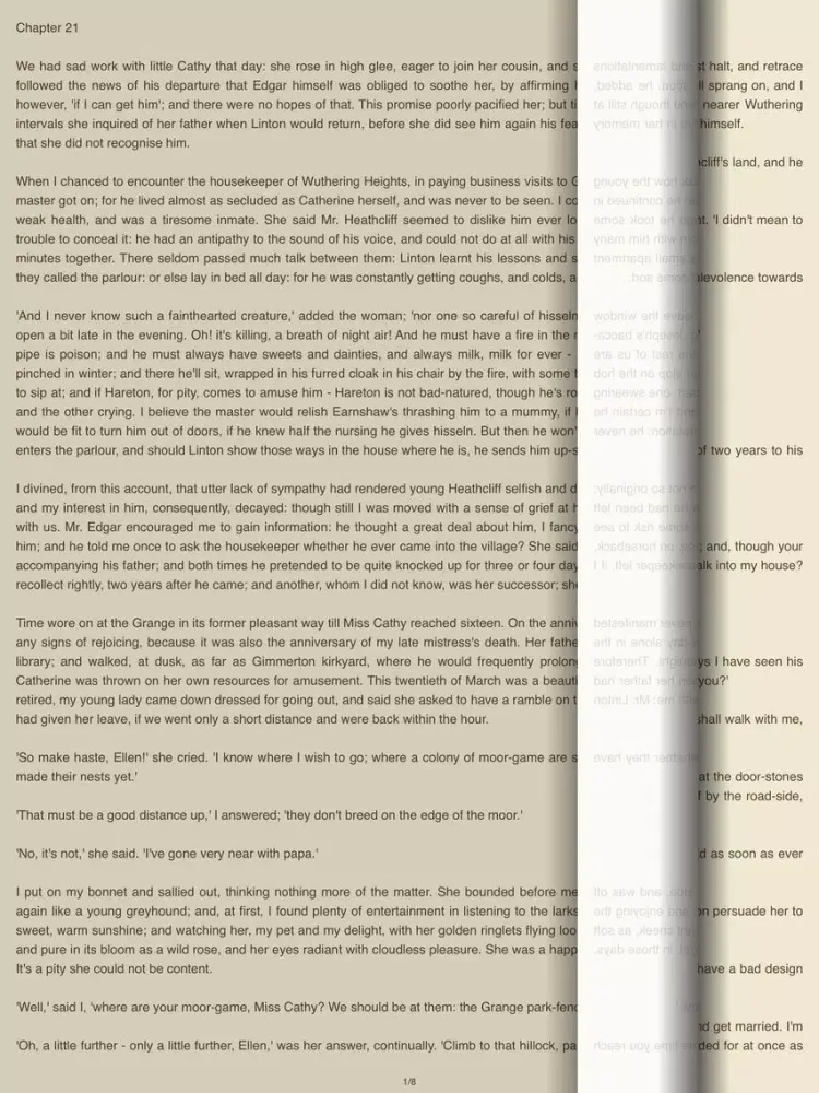 Wuthering Heights - Emily Brontë iPad 应用截图