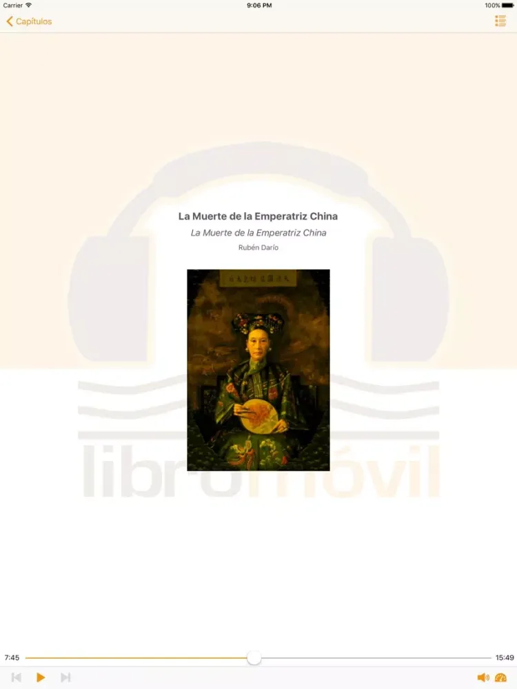 La Muerte de la Emperatriz China - Audiolibro iPad 应用截图