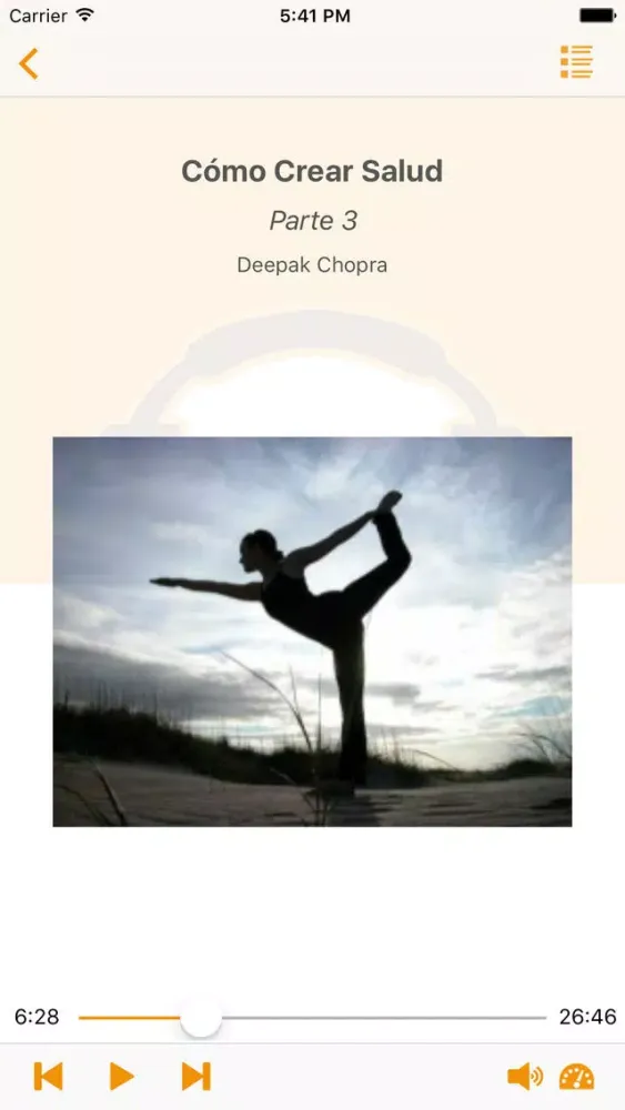 Скриншоты Cómo Crear Salud - Deepak Chopra
