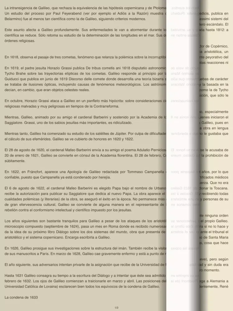 Galileo Galilei - Cartas Copernicanas iPad 应用截图