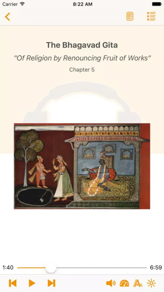 Capturas de pantalla de The Bhagavad Gita – AudioEbook