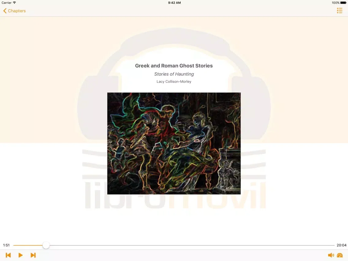 Capturas de pantalla de Greek and Roman Ghost Stories - AudioBook iPad 