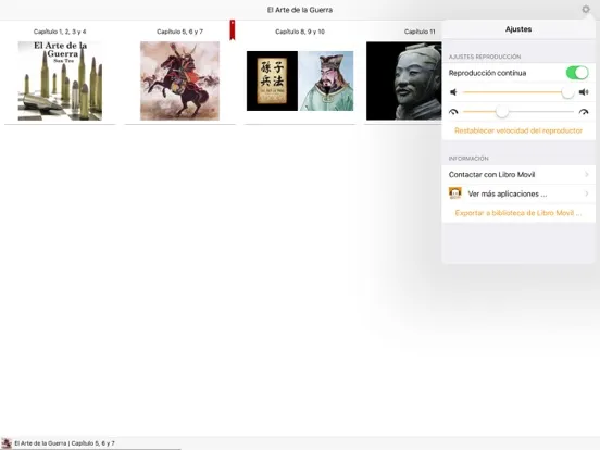 El Arte de la Guerra - Audiolibro iPad  স্ক্রিনশট