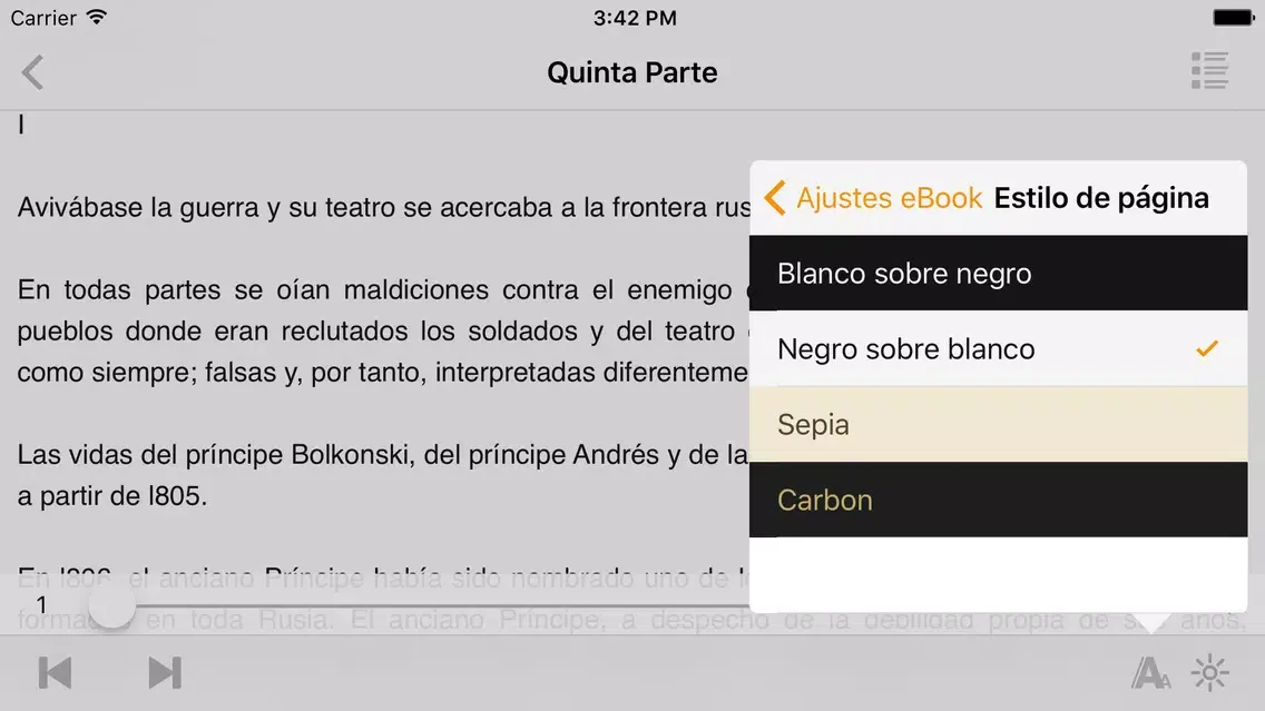 Скриншоты Guerra y Paz - León Tolstoi