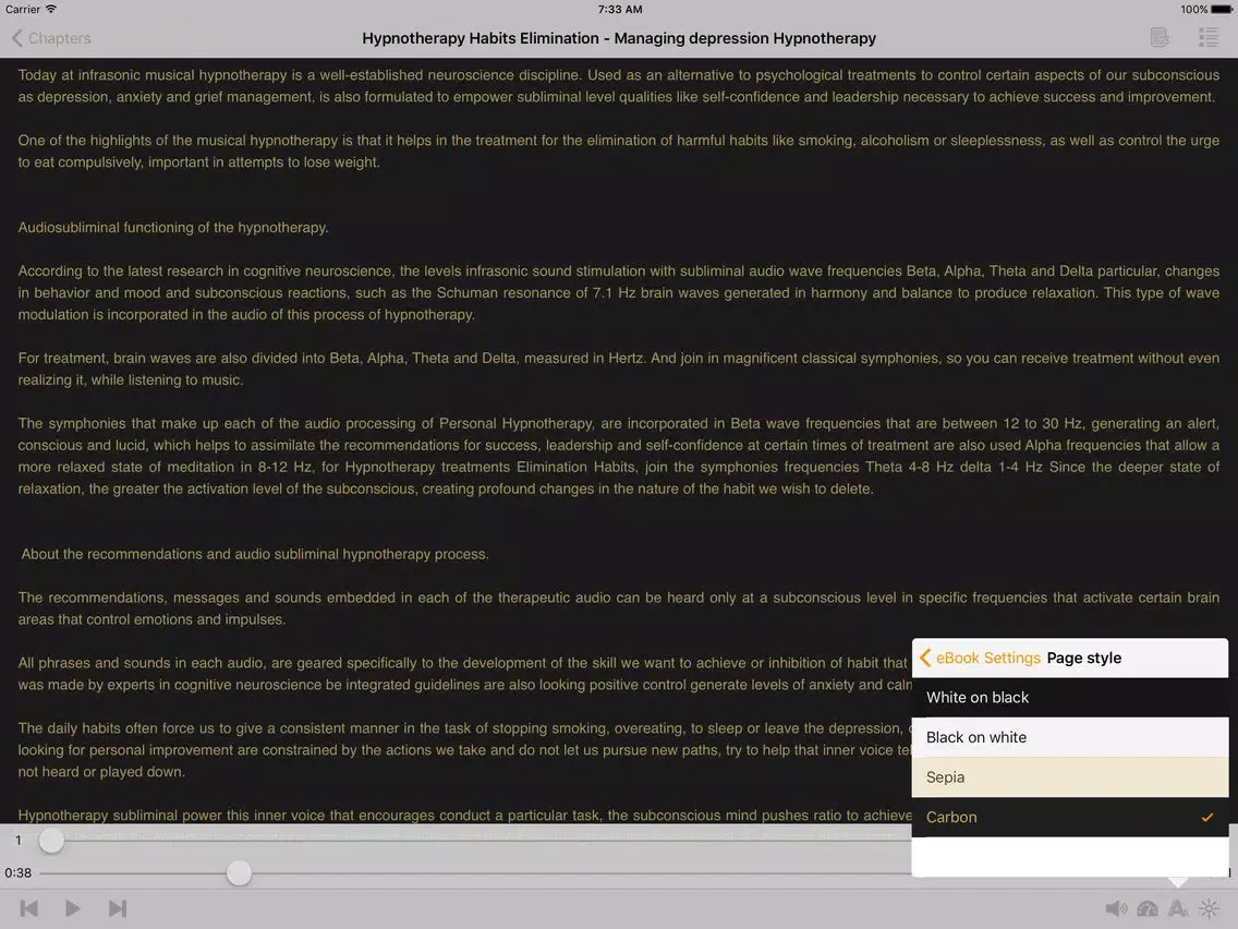 Hypnotherapy Habits Elimination iPad  Ekran Görüntüleri