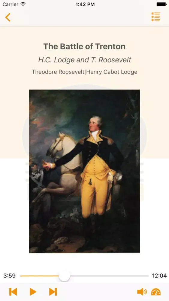 Capturas de tela do Hero Tales from American History - AudioBook
