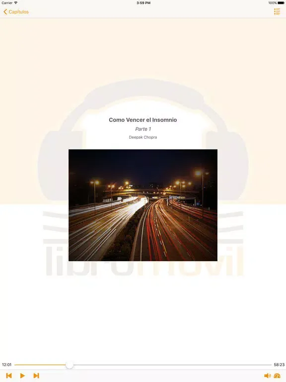 ภาพหน้าจอของ Cómo Vencer el Insomnio - Audiolibro de Autoayuda iPad 