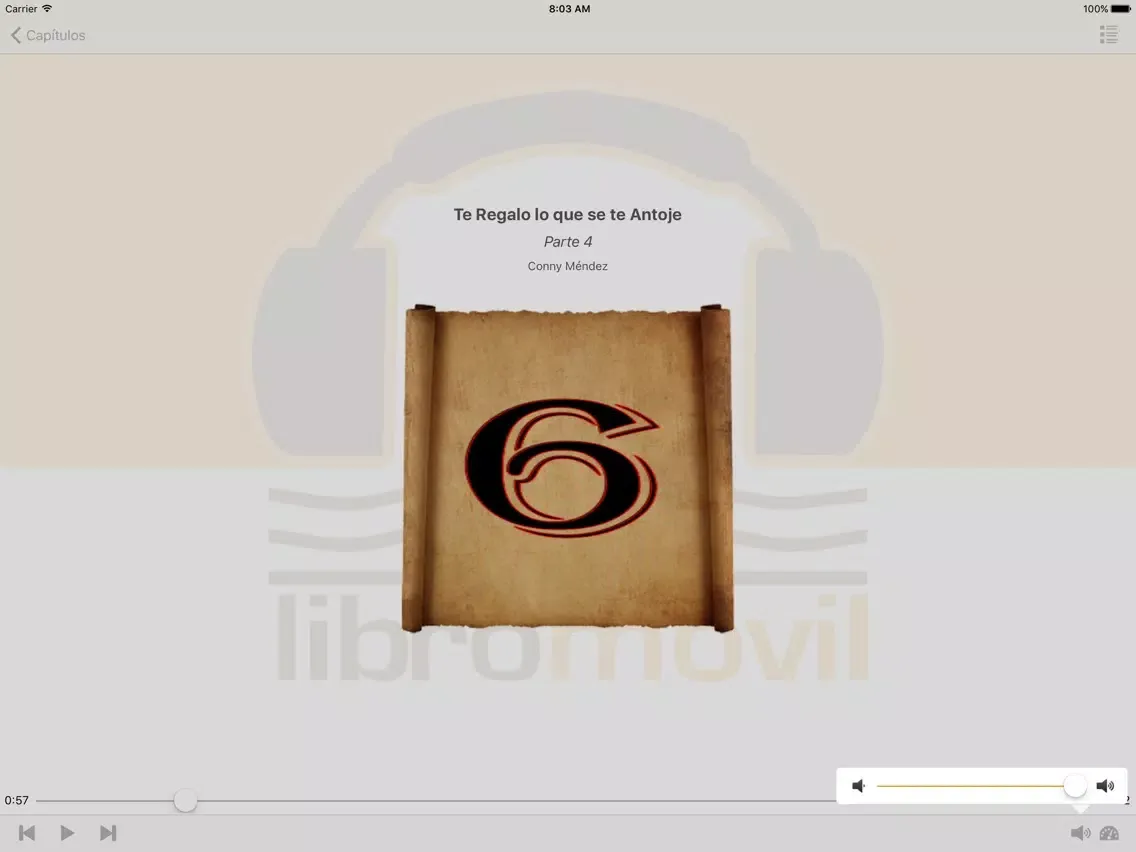 Tangkapan skrin Te Regalo lo que se te Antoje - Conny Méndez iPad 