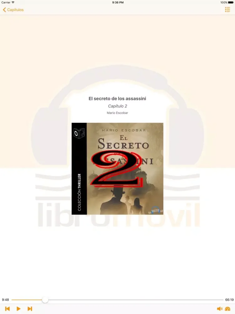 Ảnh chụp màn hình của El secreto de los Assassini - Audiolibro iPad 