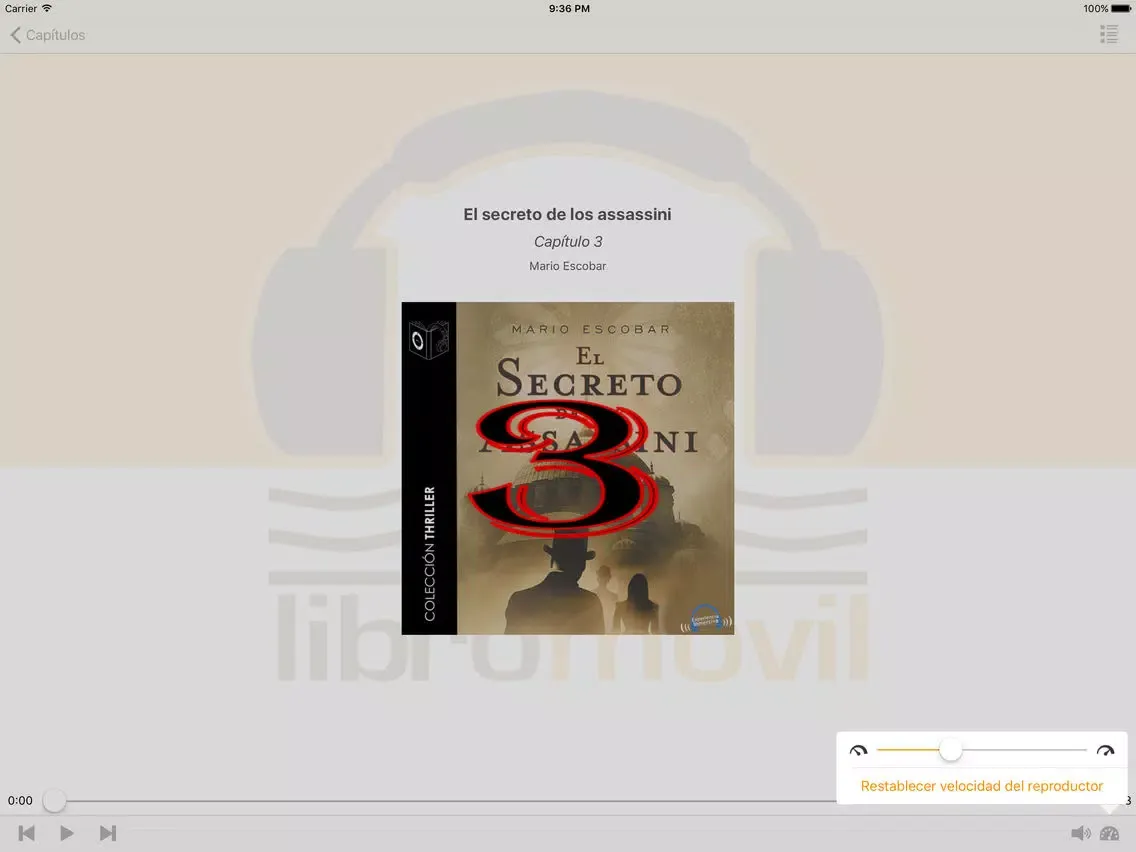 Ảnh chụp màn hình của El secreto de los Assassini - Audiolibro iPad 