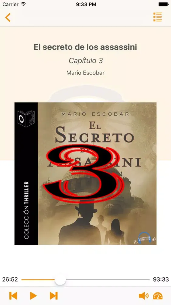 Ảnh chụp màn hình của El secreto de los Assassini - Audiolibro