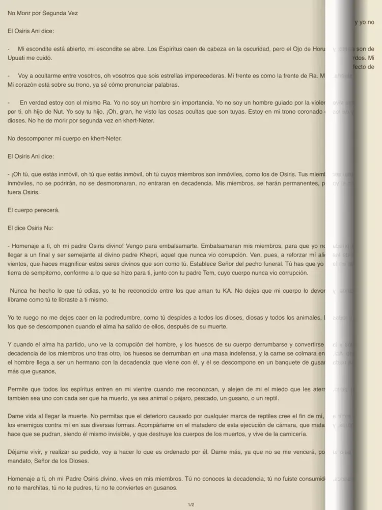 Zrzuty ekranu El Libro Egipcio de los Muertos - AudioEbook iPad 
