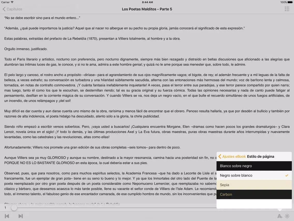 Ảnh chụp màn hình của Los Poetas Malditos iPad 