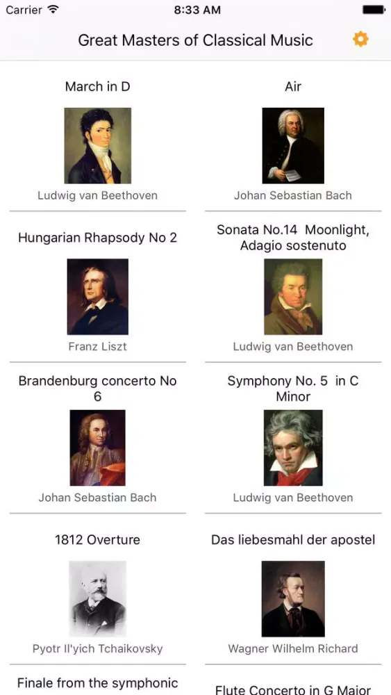Great Masters of Classical Music – AudioEbook应用截图