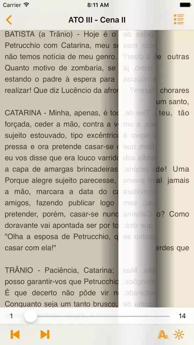A Megera Domada - William Shakespeare应用截图