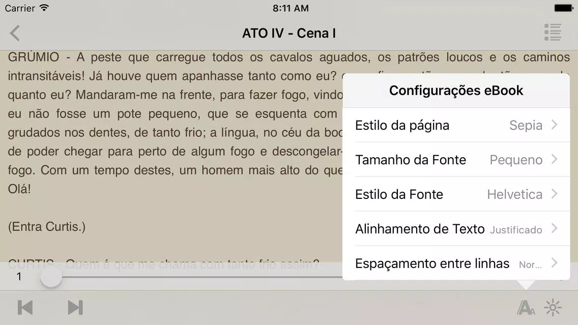 A Megera Domada - William Shakespeare应用截图