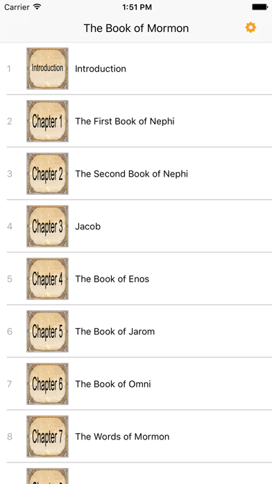 Zrzuty ekranu Book of Mormon.
