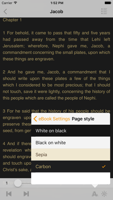 Zrzuty ekranu Book of Mormon.