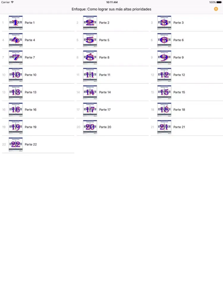 ภาพหน้าจอของ ENFOQUE: Como lograr sus mas altas prioridades iPad 