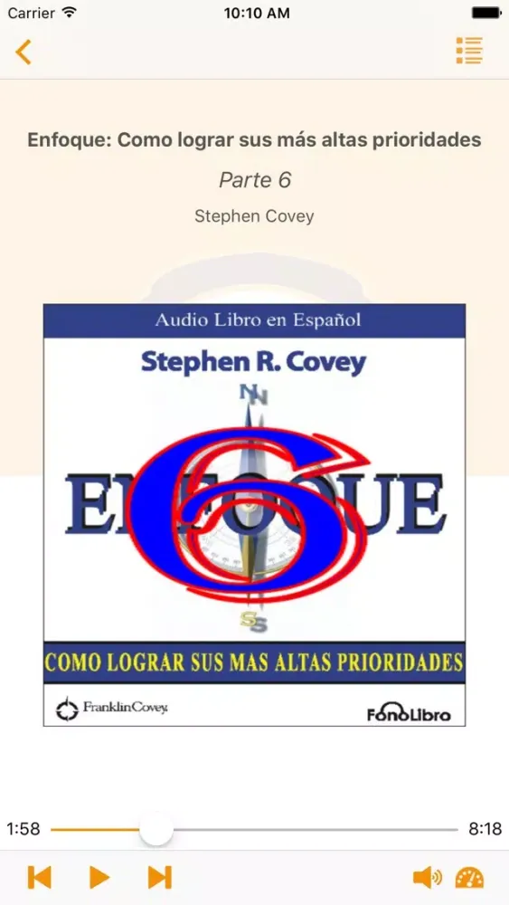 ภาพหน้าจอของ ENFOQUE: Como lograr sus mas altas prioridades