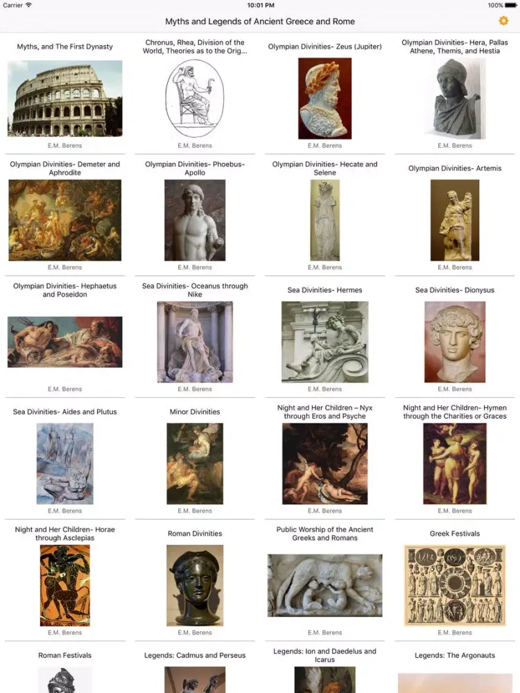 Myths & Legends of Ancient Greece and Rome iPad  スクリーンショット