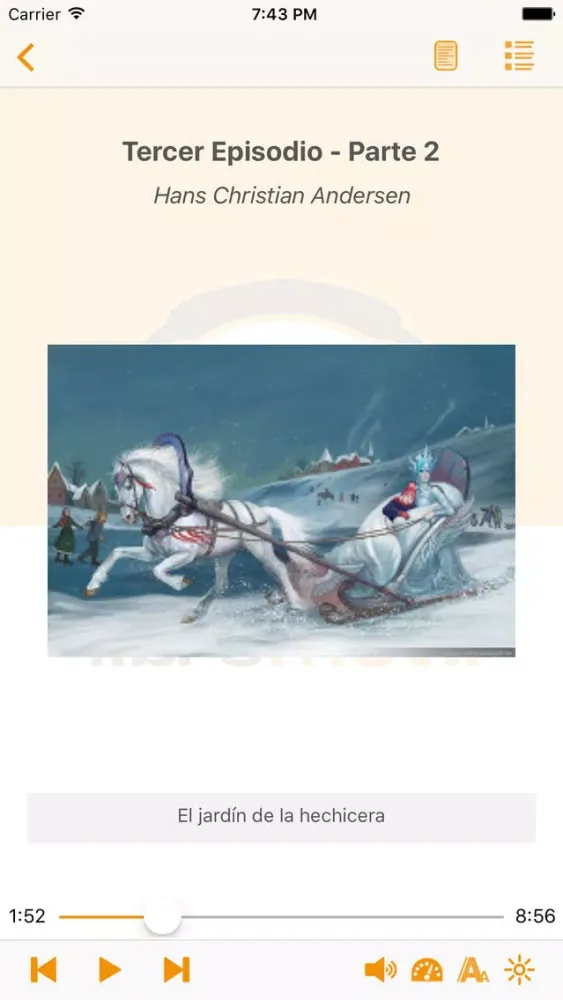 Zrzuty ekranu La Reina de las Nieves - Hans Christian Andersen