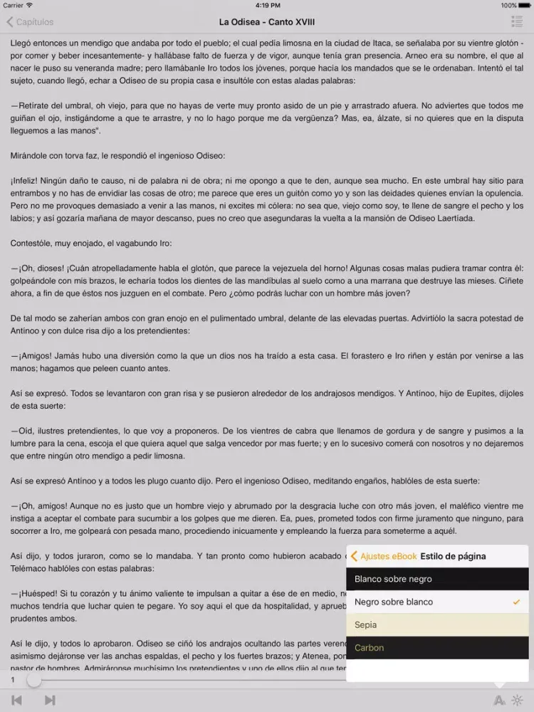 La Odisea - Homero iPad  Screenshots