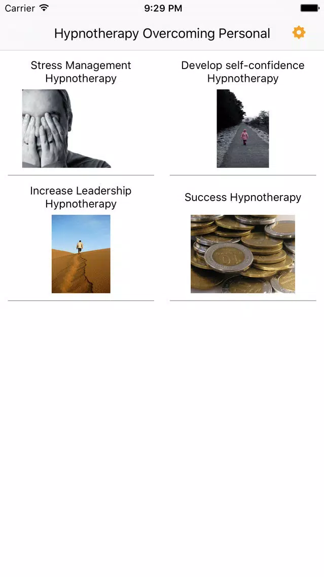 Hypnotherapy Overcoming Personal Screenshots